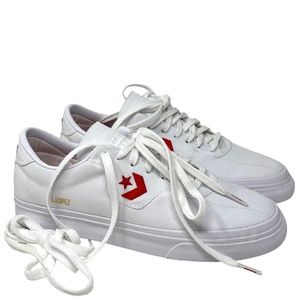 💖MEGA SALE💖Converse Louie Lopez Pro OX Low Top White Canvas Men’s A02416C